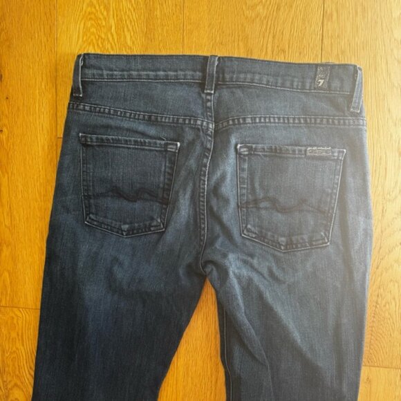 7 For All Mankind Blue high waisted bootcut - 30 - Picture 3 of 5